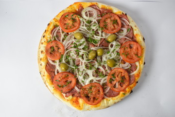 Pizza de calabresa