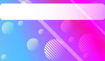 Smooth Abstract Colorful Gradient Background with Line, Circle.s. For Brochure, Banner, Wallpaper, Mobile Screen. Vector Illustration.