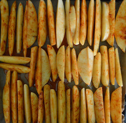 Homemade food - baked potatoes