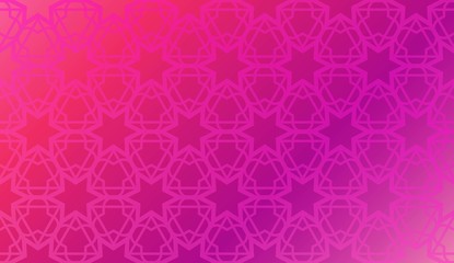 Decorative Background With Triangles. Curved Lines. Vector Illustration. Abstract Blurred Gradient Background Bright Colors.. Bright Background For Poster, Banner, Flyer