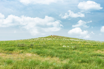 Crimea steppe- landscape park. Kerch peninsula