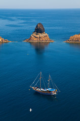 Mascarat, L'Illa Grossa, Reserva Natural Islas Columbretes, Mar Mediterráneo, Castellón,...