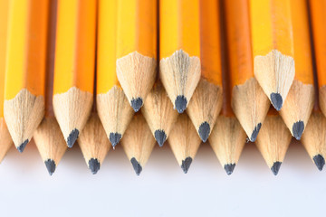 Details of pencil tips macro