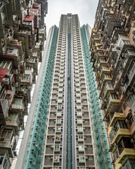 Obraz premium Yick Fat Building in Hong Kong.