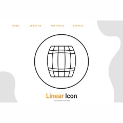 Barrel icon for your project