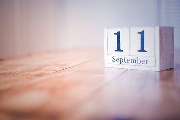 Fototapeta premium 11 September - 11th of September - Happy Birthday - National Day - Anniversary