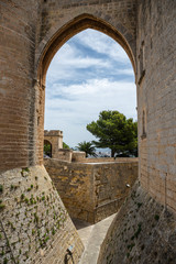 Bellver Castle in Palma-de-Mallorca, Spain