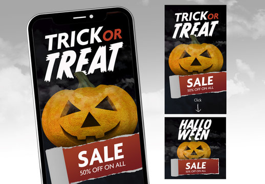 Halloween Social Media Story and Post Layout
