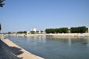 Old roman town Arles in Southern France, Camargue