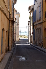 Fototapeta na wymiar Old roman town Arles in Southern France, Camargue