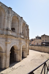 Old roman town Arles in Southern France, Camargue