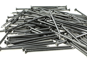 Pile of iron nails