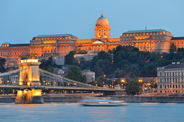Buda Castle in Budapest, Hungary - obrazy, fototapety, plakaty