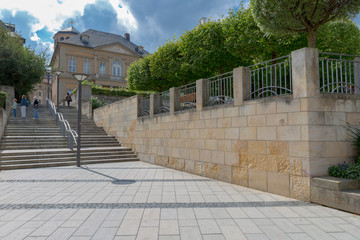 Bayreuth,Germany,9,2015;German city located on the banks of the river Meno Red