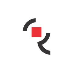 Letter CQ logo design vector