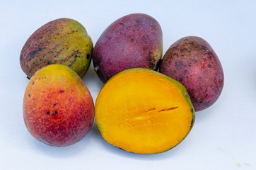 Colorful Ripe Irwin Mangoes