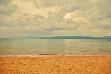 Tropical beach. Summer concept.