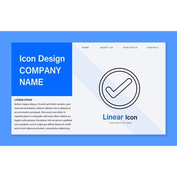 Chek icon for your project