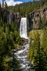 Fototapeta na wymiar Waterfall at Tumalo Falls near Bend, OR