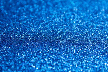 Blue abstract sparkler background.