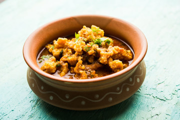 Home made mung dal masala vadi also known as Moong wadi or moongwadi or moongodi sabzi. It's a popular Maharashtrian recipe especially from Vidarbha region.