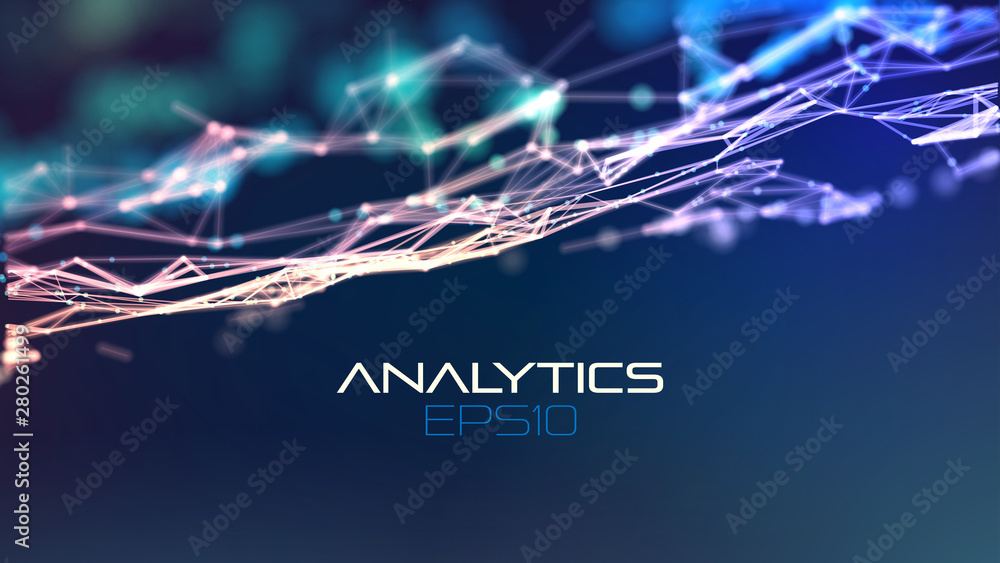 Poster digital design concept. information element. technology background. abstract analysis for concept de