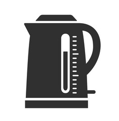 Fototapeta premium Electric kettle icon. Simple vector illustration isolated on a white background.