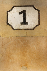 House number 1
