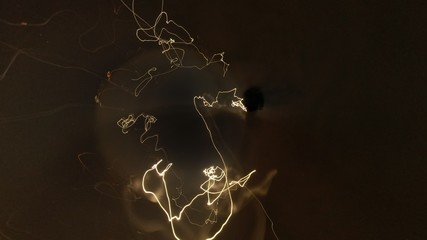 Shilouette in der Nacht