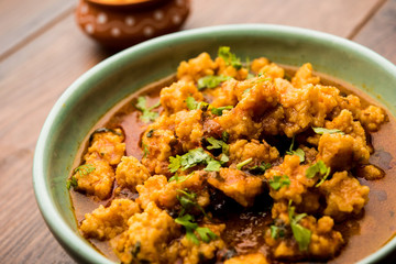 Home made mung dal masala vadi also known as Moong wadi or moongwadi or moongodi sabzi. It's a popular Maharashtrian recipe especially from Vidarbha region.