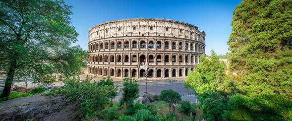 Colosseum at sunrise, Rome, Italy, Europe. - 280267063