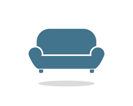 Creative design of sofa illustration