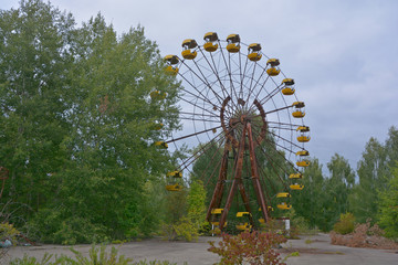  Ghost City of Pripyat exclusion Zone of Chernobyl accident dominates the energy of most disastrous...