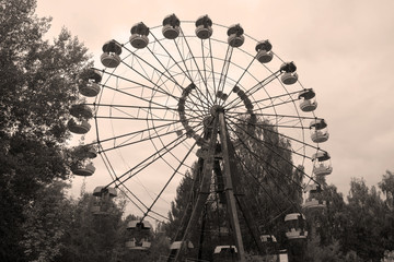 Ghost City of Pripyat exclusion Zone of Chernobyl accident dominates the energy of most disastrous...