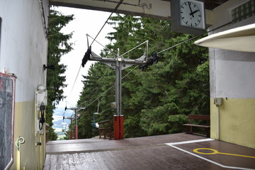 tschechien, böhmen, Český Krumlov, Blaynsky les, südböhmen, seilbahn, sessellift, seilbahn...