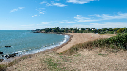 Panorama de la plage de la Courance et ses dunes à Saint Nazaire