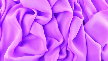 Thin chiffon fabric as an abstract background