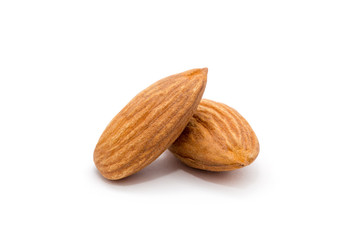 Almond isolated on white background