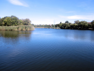 Obraz premium landscape with river