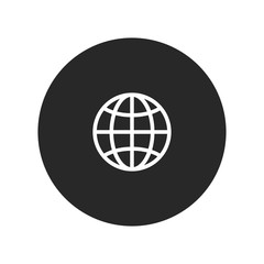 Globe vector icon