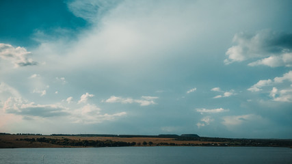 Obraz premium clouds over the sea