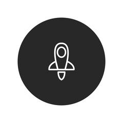 Rocket vector icon