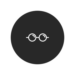 Glasses vector icon