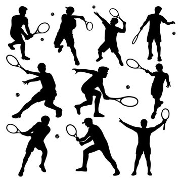 Tennis Silhouette