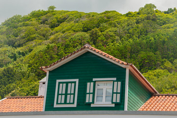 Fototapeta na wymiar Typical house of the Azores archipelago