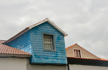 Fototapeta na wymiar Typical house of the Azores archipelago