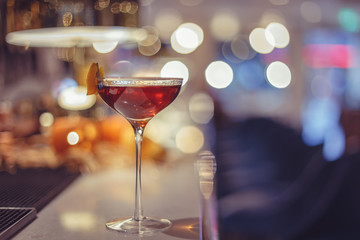 New trend of cocktails colorful taste and fashion
