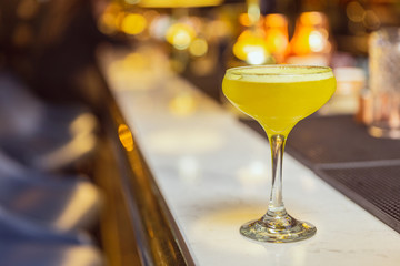 New trend of cocktails colorful taste and fashion