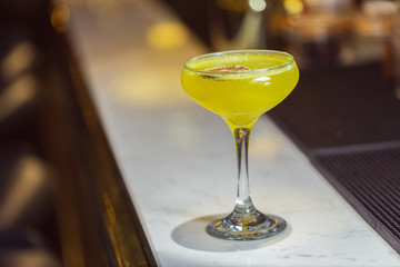New trend of cocktails colorful taste and fashion
