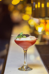 New trend of cocktails colorful taste and fashion